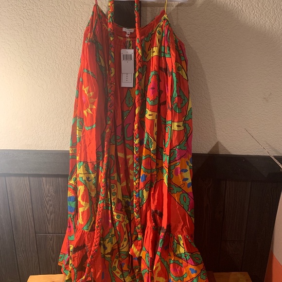 NWT rhode resort lea dress in uzbek size xs and S - Picture 15 of 16